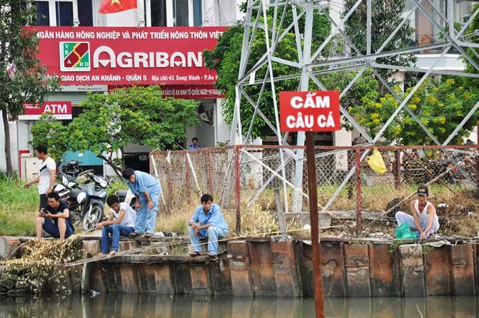 Kênh nước dọc đường song hành xa lộ Hà Nội từ dưới chân cầu Sài Gòn đến siêu thị Metro đã được UBND quận 2 cải tạo, nạo vét tạo cảnh quan xanh, sạch đẹp ở cửa ngõ thành phố.